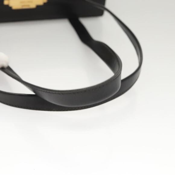 CELINE Shoulder Bag Leather Black - Picture 7 of 12